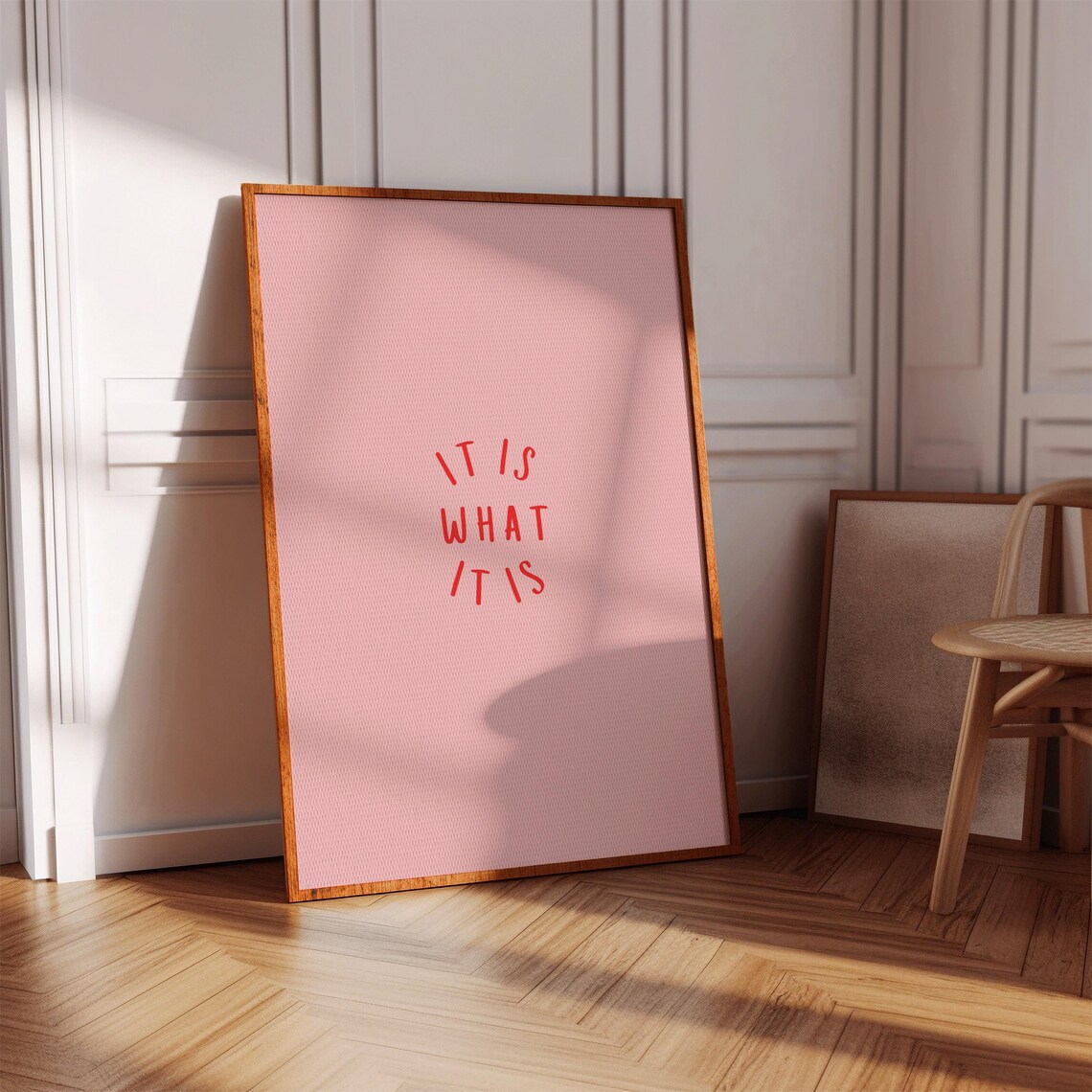 Positive Quote Art Print, Pink Motivational Quote