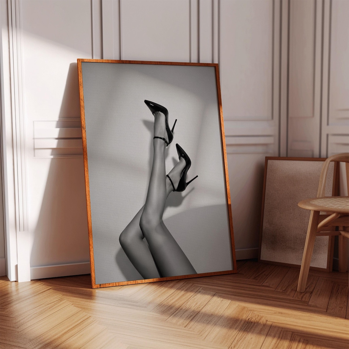 Fashion Legs, Black White Print Poster