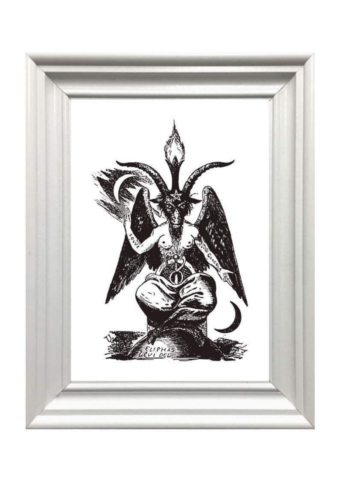 Baphomet, Illuminati Freemason Occultism Poster - Image 3