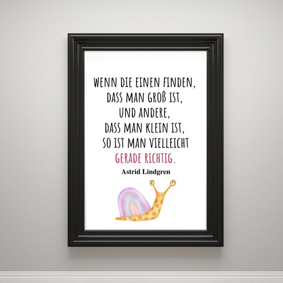Big Small Just Right Quote, Motivational Art Print