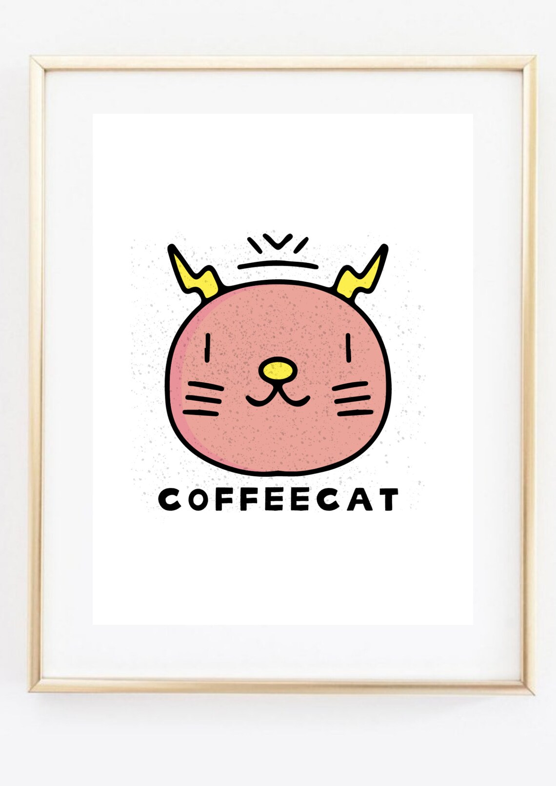 Cat Coffee Cats Cat Love Kitchen Dining Room Art Print - Image 2