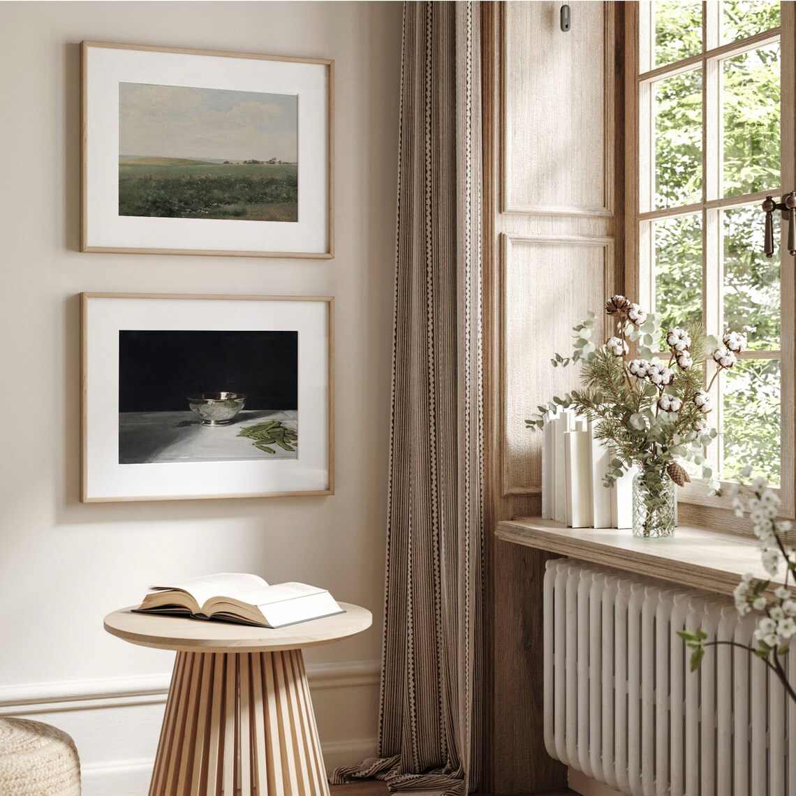 Vintage Still Life Art Print, Classic Farmhouse Decor - Image 3