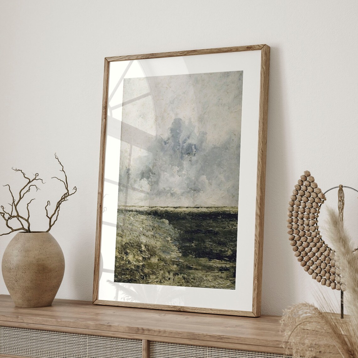 Moody Coastal Landscape Vintage Seascape Poster - Image 4