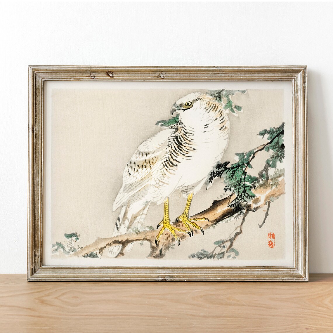 Mockingbird Antique Drawing Vintage Poster