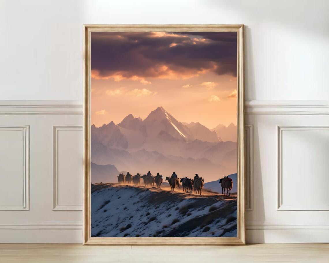Afghanistan Kochi Nomad Wall Art, Hindukush Mountains