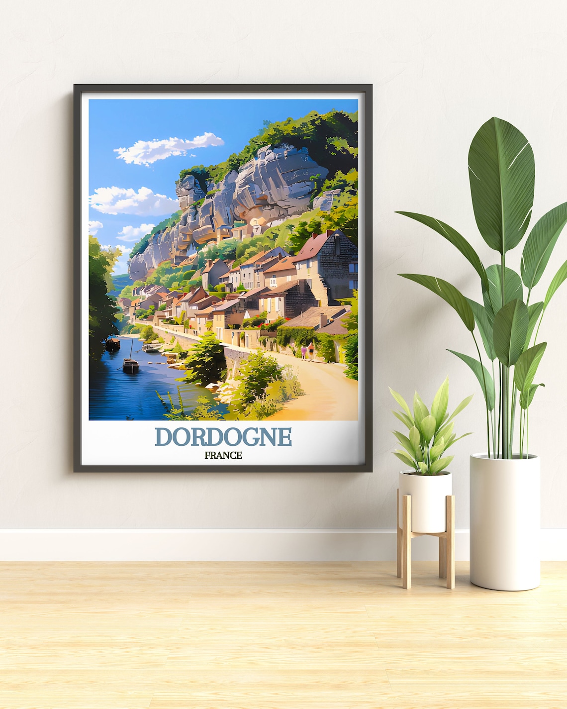 Dordogne France, La Roque-Gageac Travel Poster - Image 3