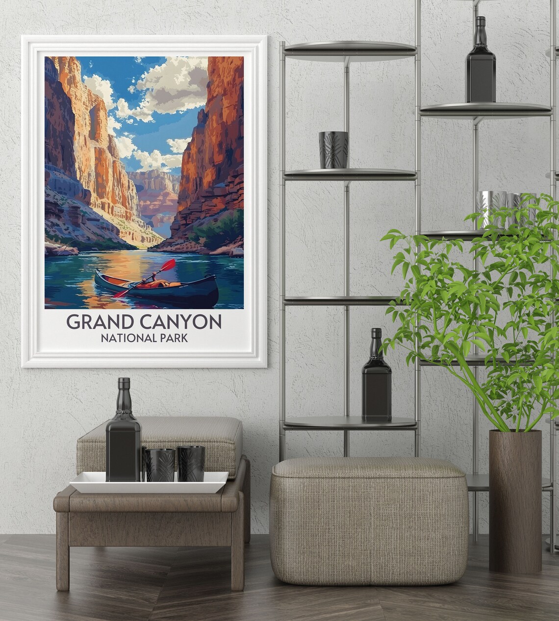 Grand Canyon National Park Art Arizona Trail And Colorado River Art Discover The Beauty Of The Arizona Trail - Image 2