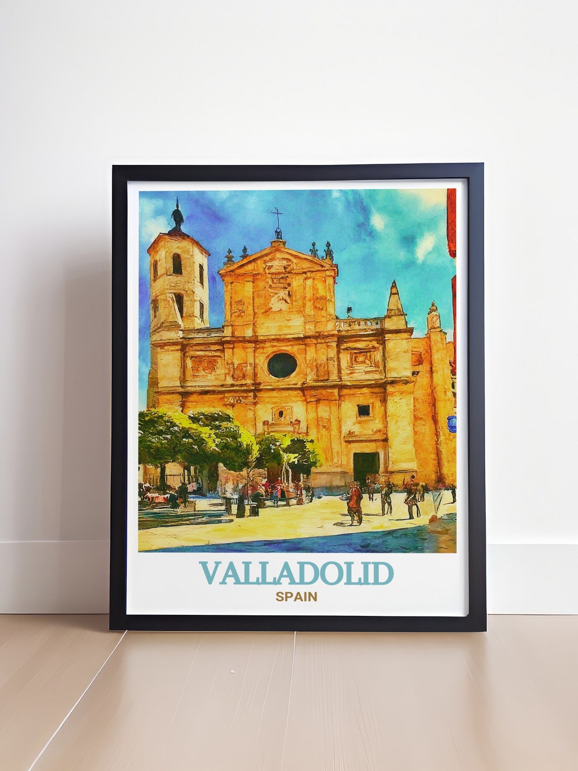 Valladolid Travel Print Cathedral Of Valladolid Art Cathedral Of Valladolid Poster Cathedral Of Valladolid Print Valladolid Decor - Image 4