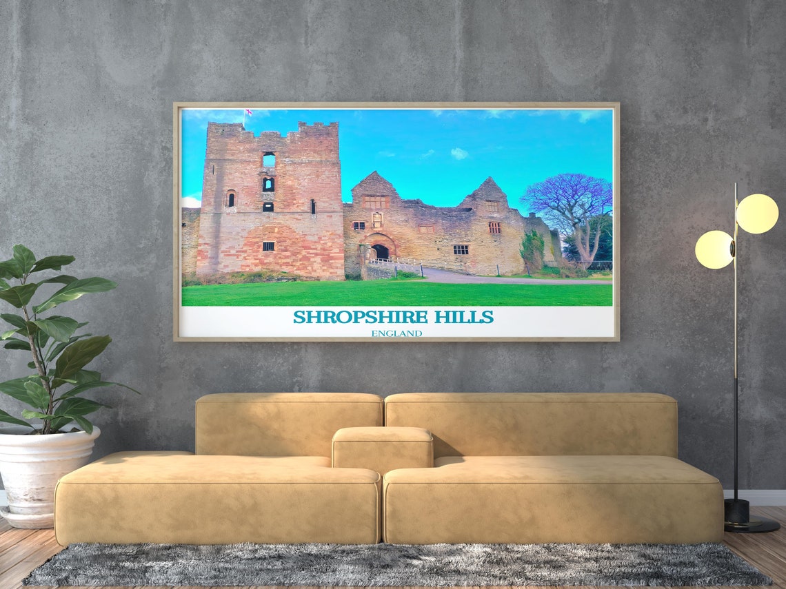 Ludlow Castle Shropshire England Historic Stone Ruins Poster - Image 2