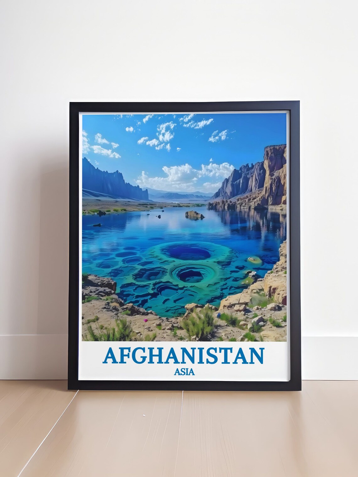 Afghanistan, Bande Amir National Park Art Print - Image 4