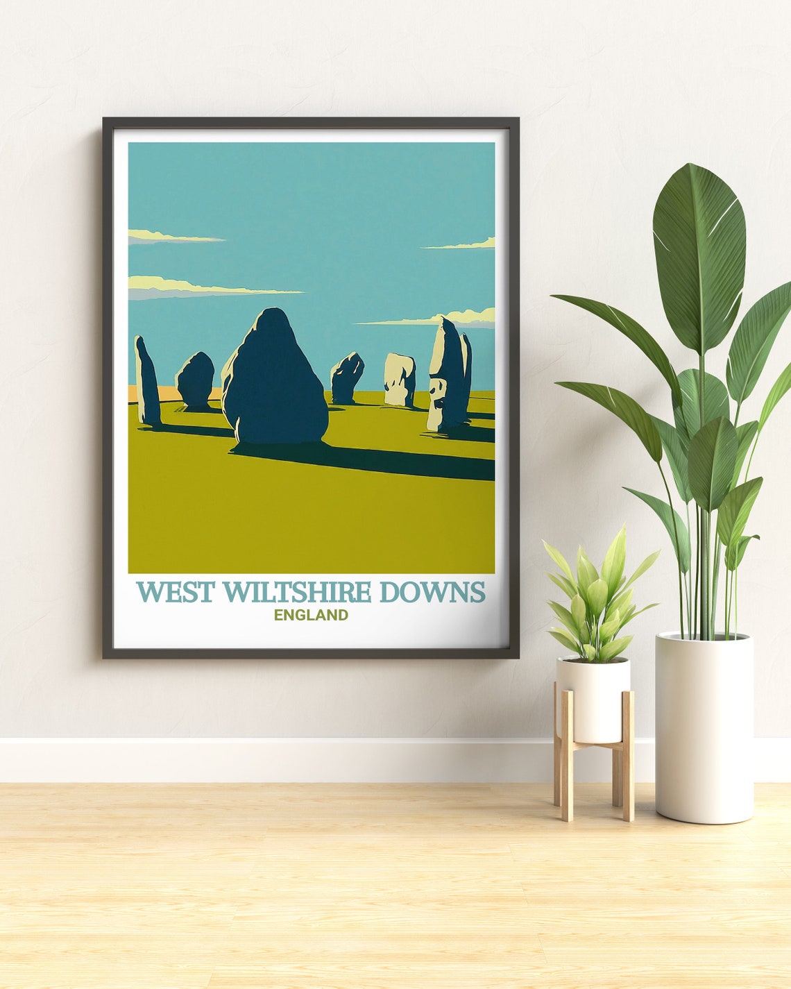 Avebury Stone Circle West Wiltshire Downs Prehistoric Poster - Image 3