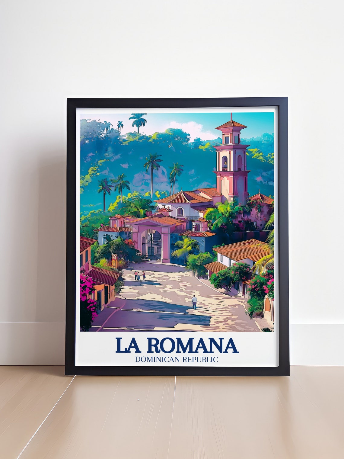 La Romana Dominican Republic Altos de Chavon Village Scene Poster - Image 4