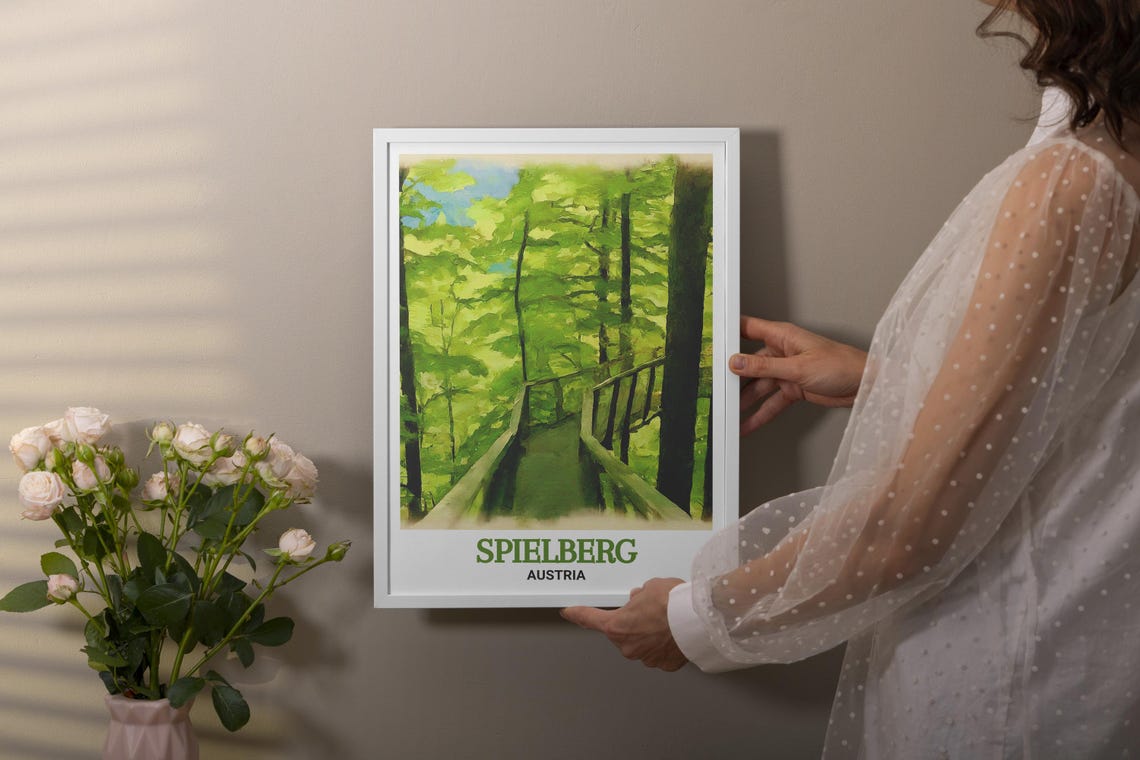 Spielberg Austria Forest Treetop Walkway Canopy Trail Poster - Image 2