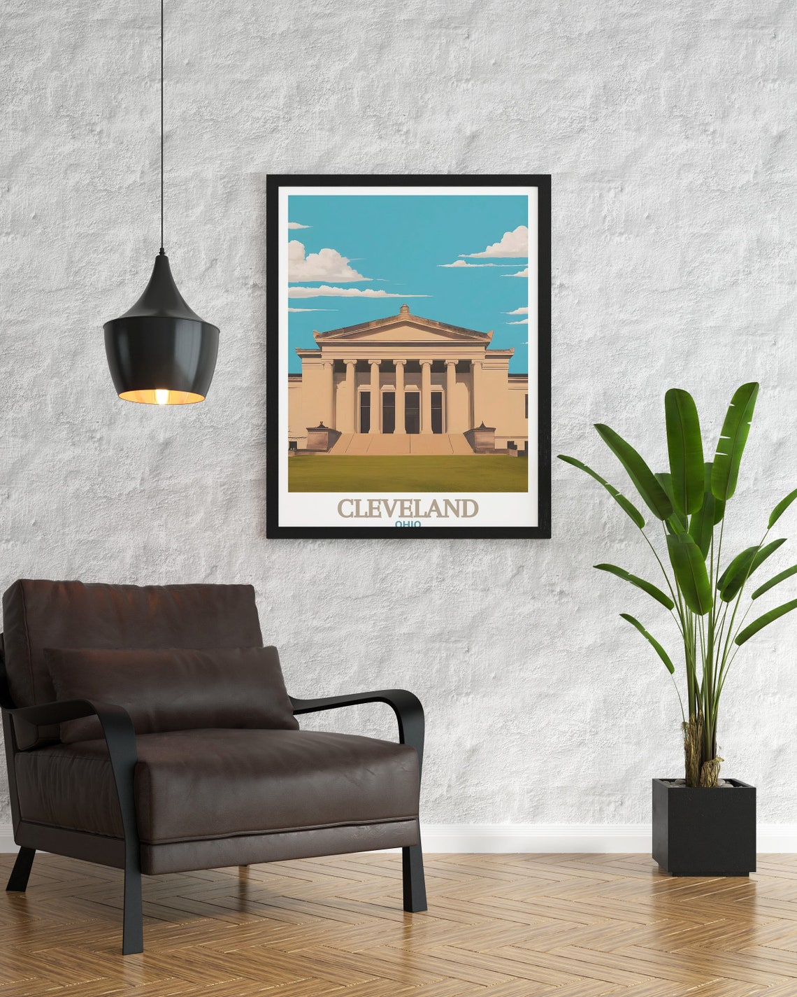 Cleveland Travel Print Cleveland Museum Of Art Travel Posters Cleveland Museum Of Art Posters Cleveland Wall Art - Image 2