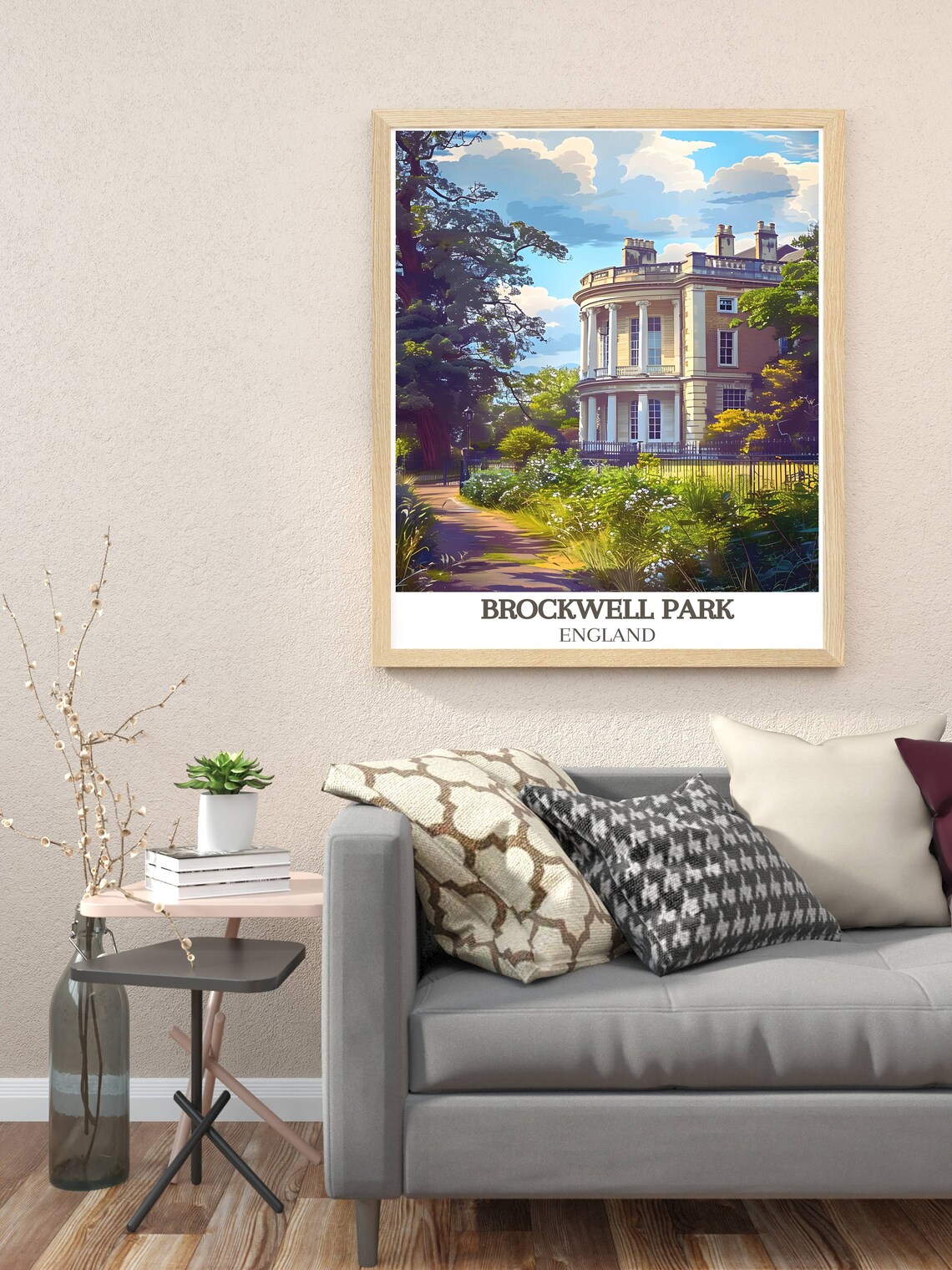 Brockwell Park Brockwell Hall Gardens London England Art Print - Image 3