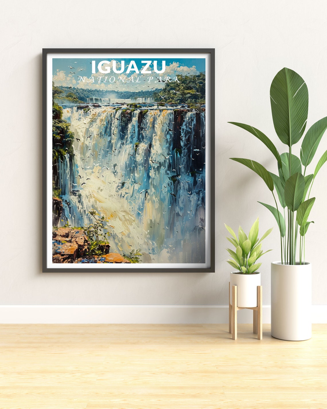 Iguazu National Park Mighty Waterfalls Panorama Travel Art Poster - Image 3