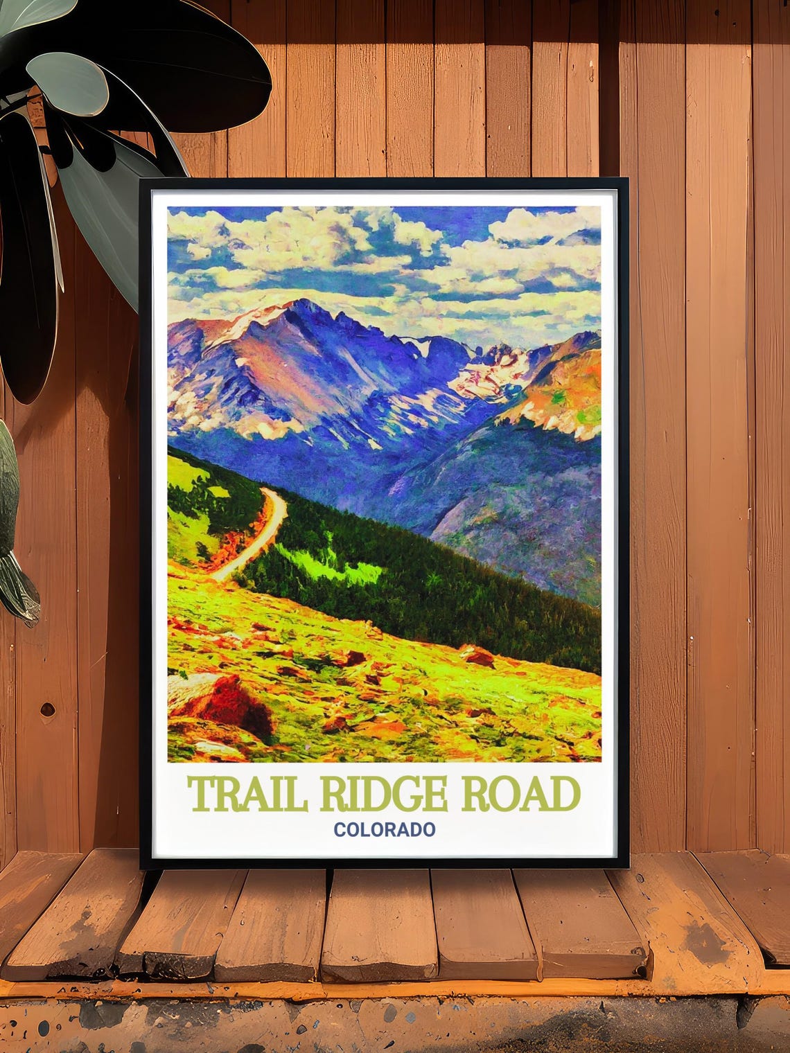 Trail Ridge Road Colorado Painted Canyon Mountain View Poster - Image 4