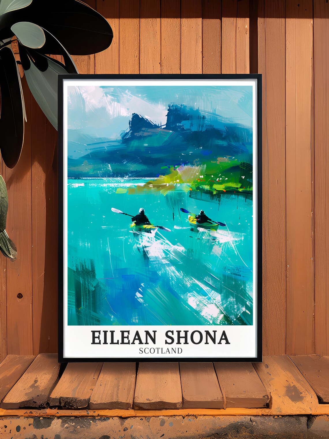 Eilean Shona Scotland Loch Moidart Kayaking Castle Tioram Poster - Image 2
