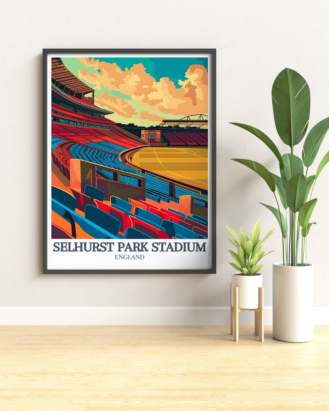Selhurst Park Stadium Football Grandstand England Sports Poster - Image 3