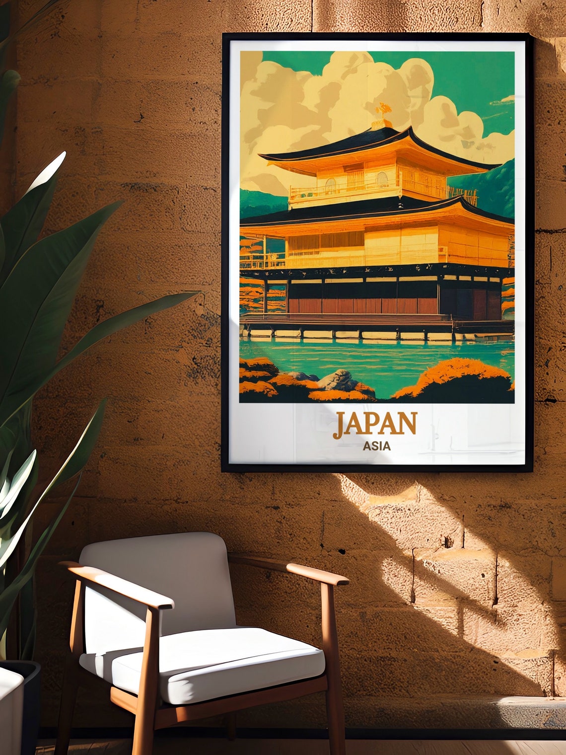Japan Wall Art Kyotos Kinkakuji Art Print For Gifts Kyotos Kinkakuji Japan Travel Print Japan Poster Japan Decor - Image 3