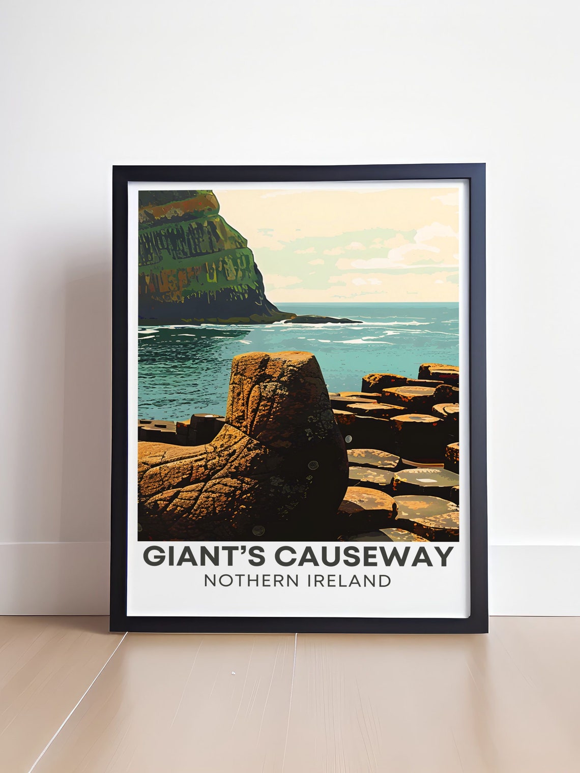 Giant's Causeway Northern Ireland Ancient Basalt Columns Coast Poster - Image 4
