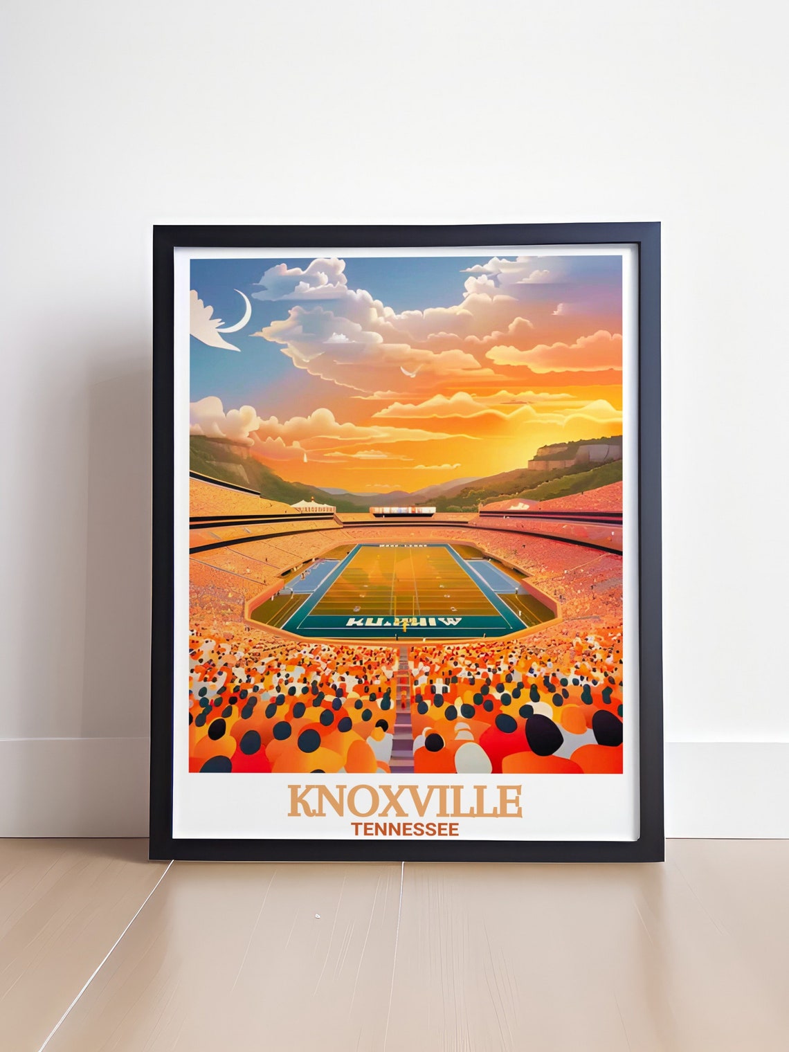 Knoxville Poster University Of Tennessee Art Collection Scenic Campus Prints Knoxville Travel Poster University Of Tennessee Art - Image 4