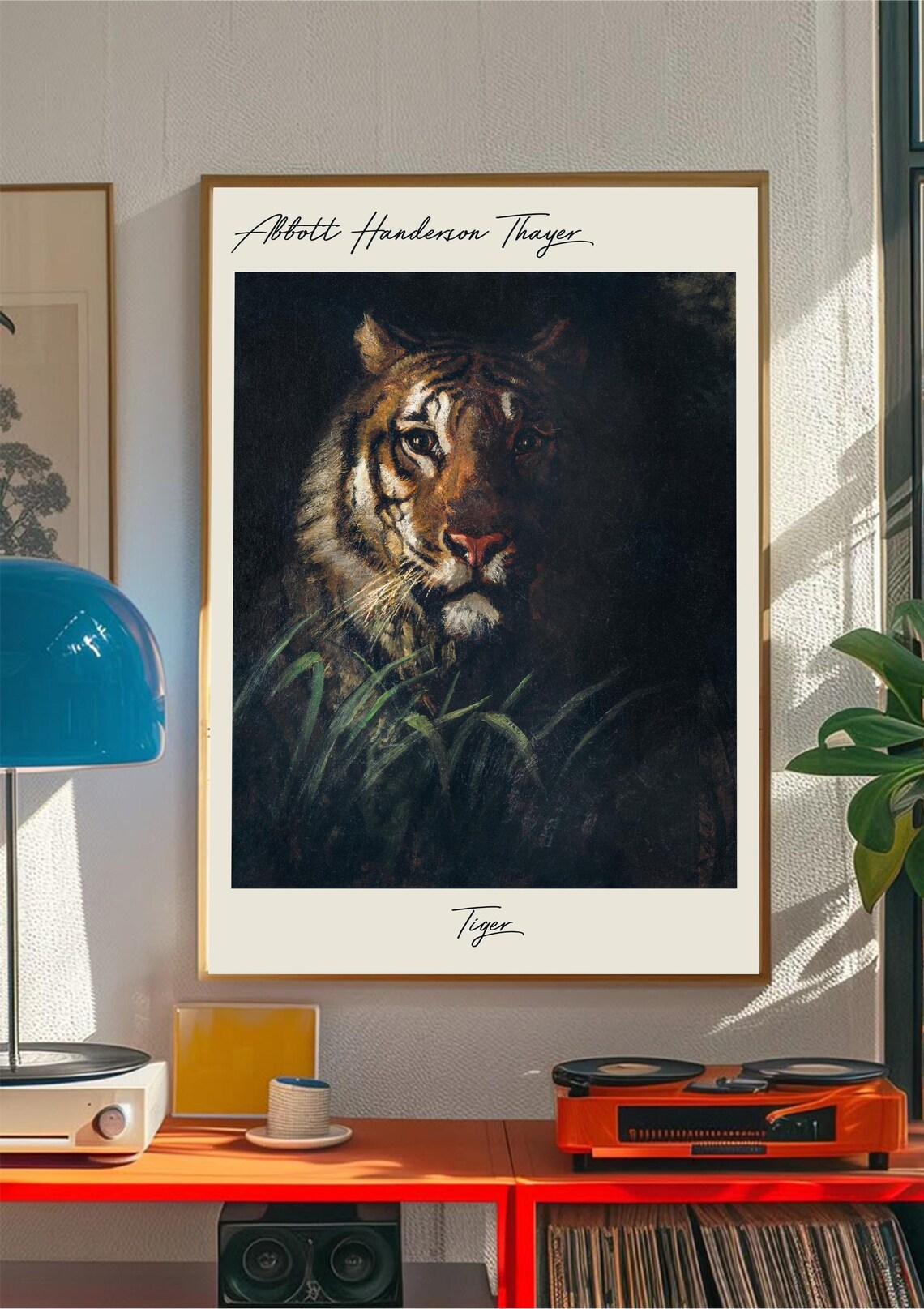 Abbott Handerson Thayer Artistic Tiger, Vintage Art - Image 5