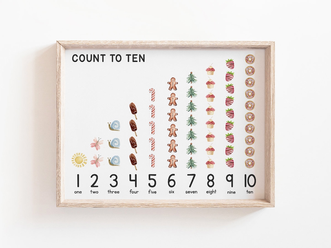 Count Numbers 1 To 20, Montessori Kids Classroom