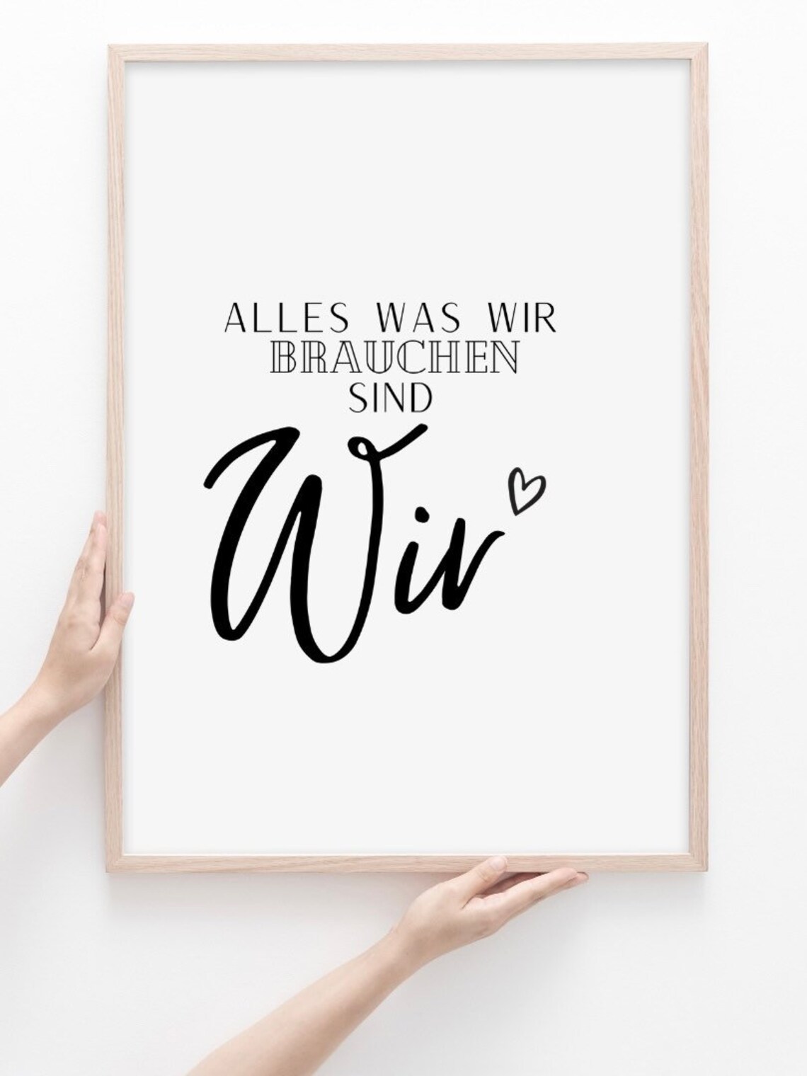 Love Family Scandi Living Space Poster Print - Image 3