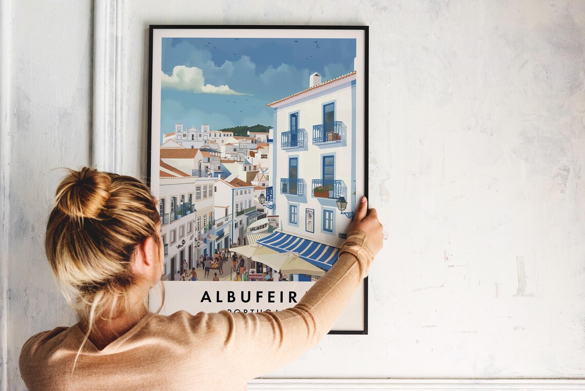 Albufeira Travel Poster, Portugal City View - Image 2