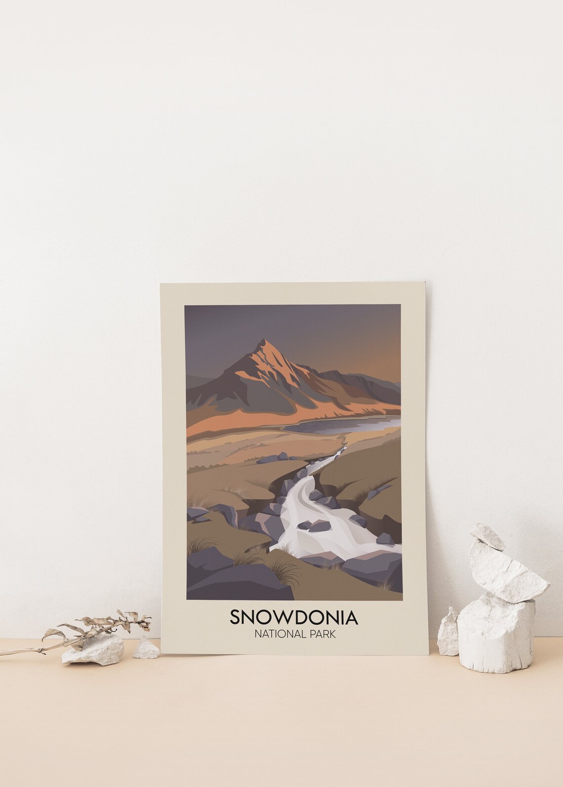 Snowdonia National Park Vintage Travel Poster, Wales - Image 4