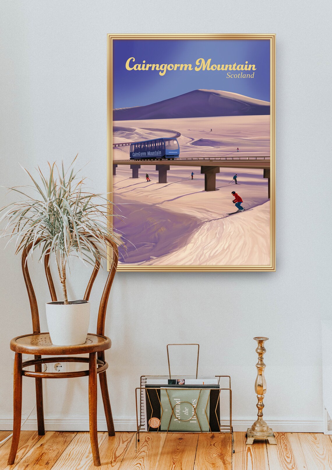 Cairngorm Mountain Scotland Travel Poster, Highlands - Image 2