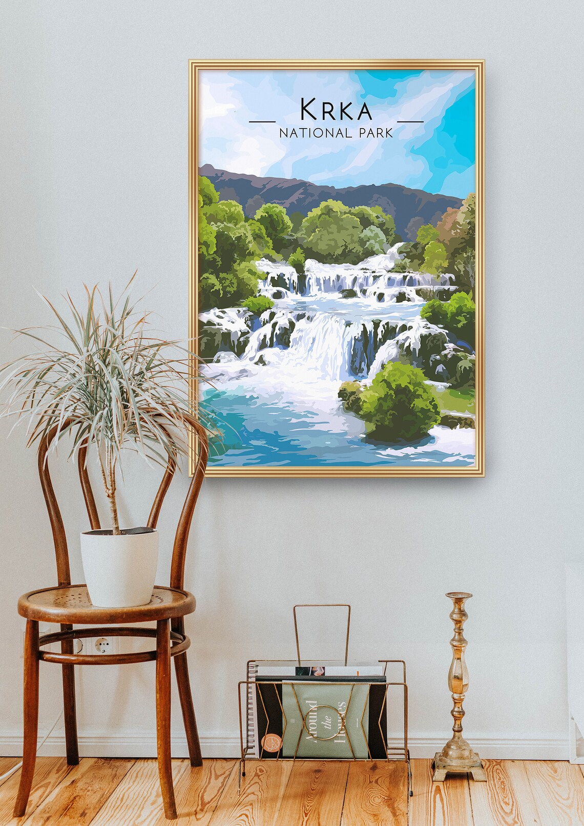 Krka National Park Travel Poster, Croatia Adventure - Image 4