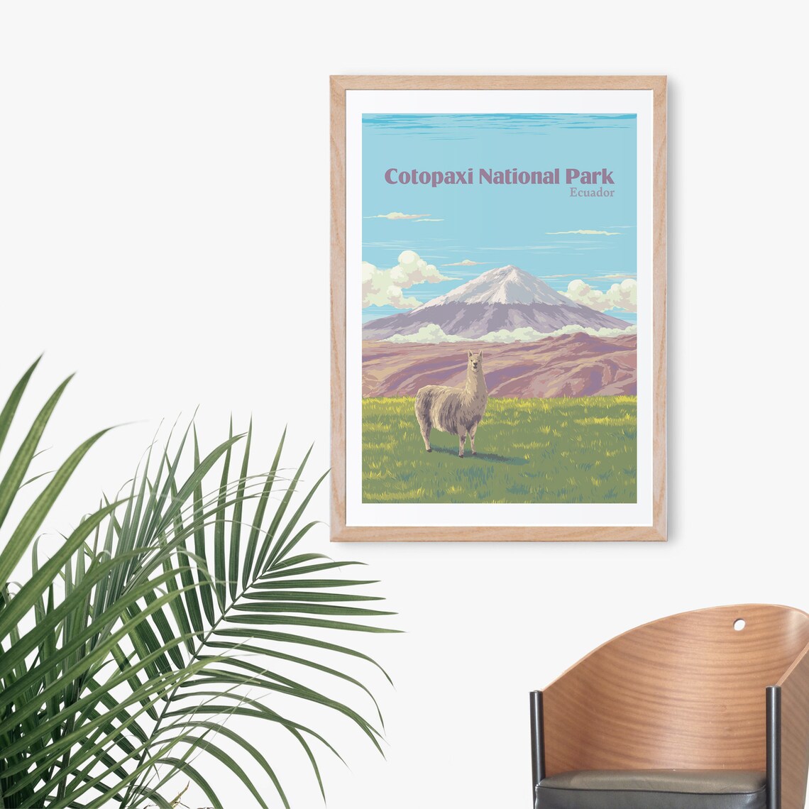 Cotopaxi National Park Vintage Travel Poster - Image 3