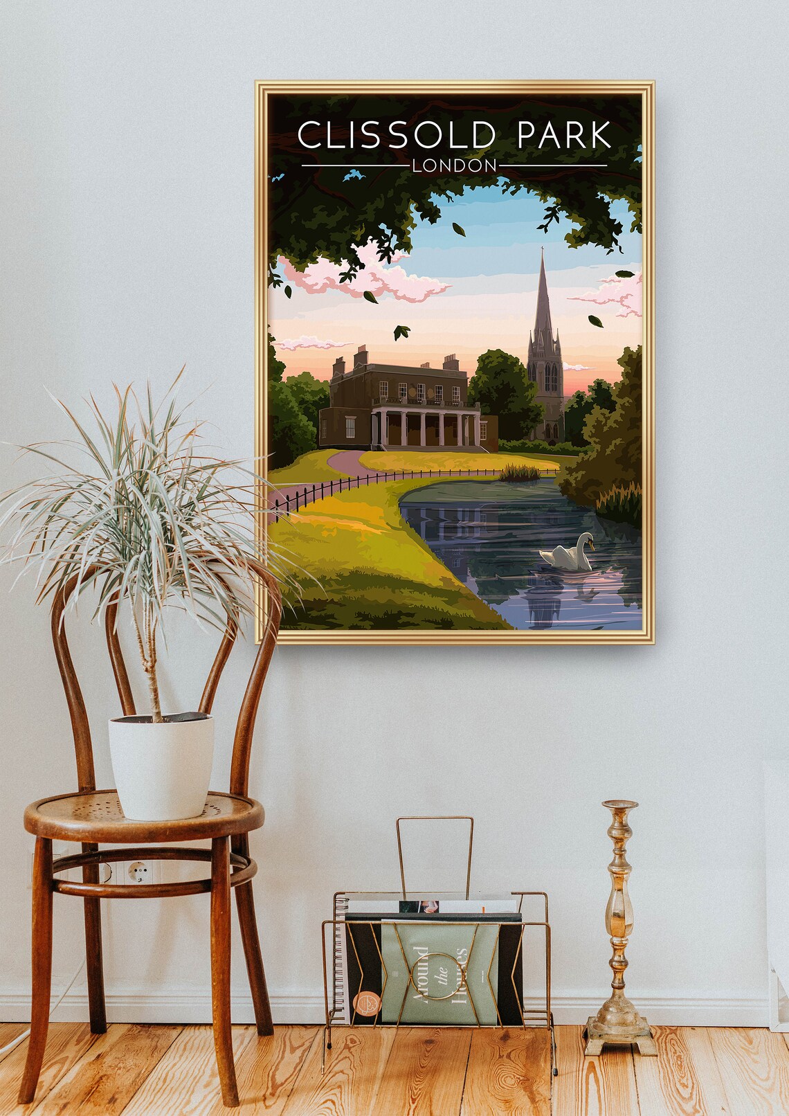 Clissold Park London Travel Poster, East London - Image 2