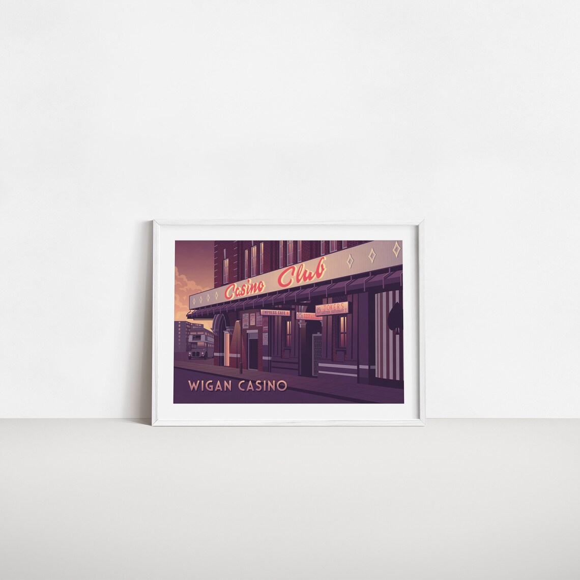 Wigan Casino Nightclub Poster, Northern Soul Travel Poster - Image 2