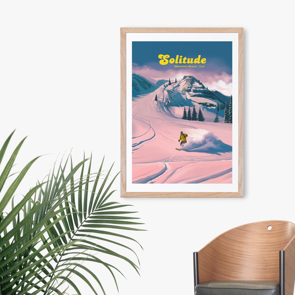 Solitude Mountain Resort Vintage Travel Poster Print - Image 3
