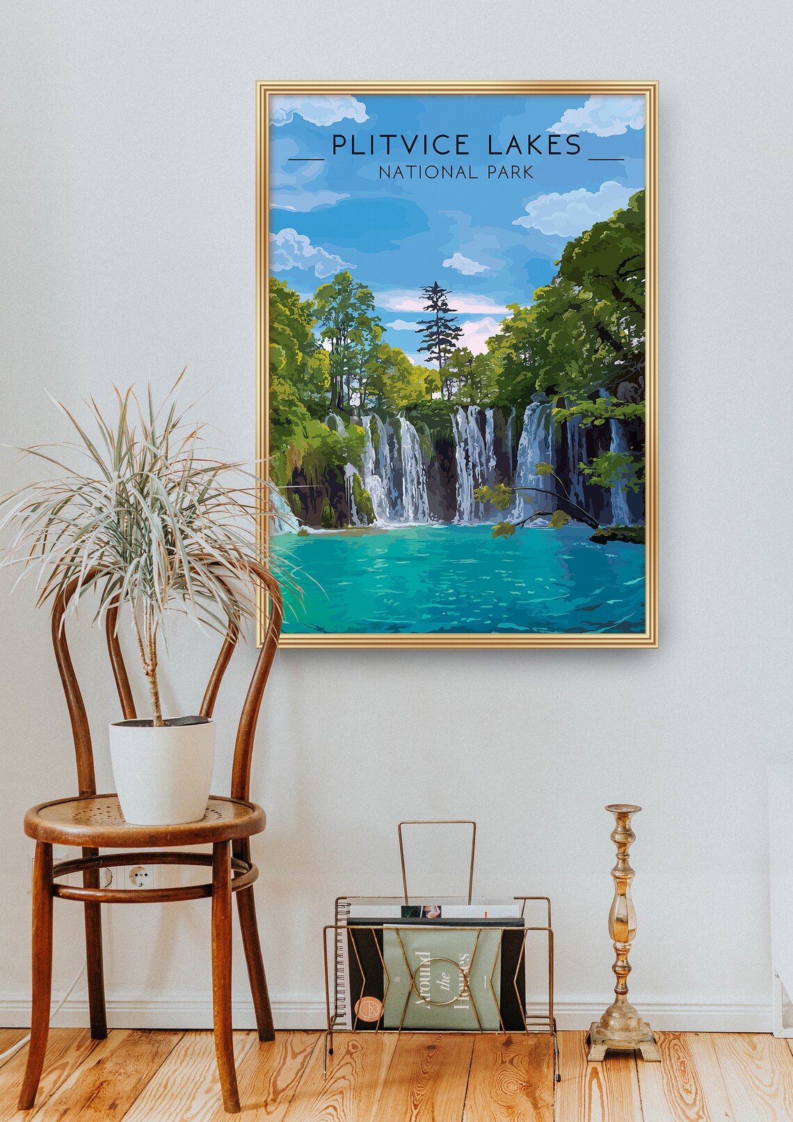 Plitvice Lakes National Park Travel Poster, Croatia - Image 4