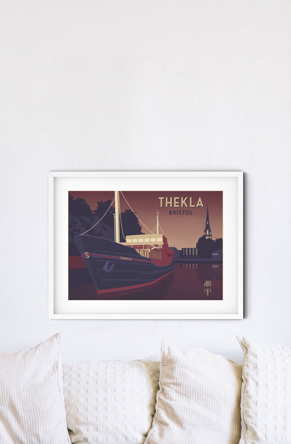 Thekla Bristol Travel Poster, Music Venue Art Print - Image 2