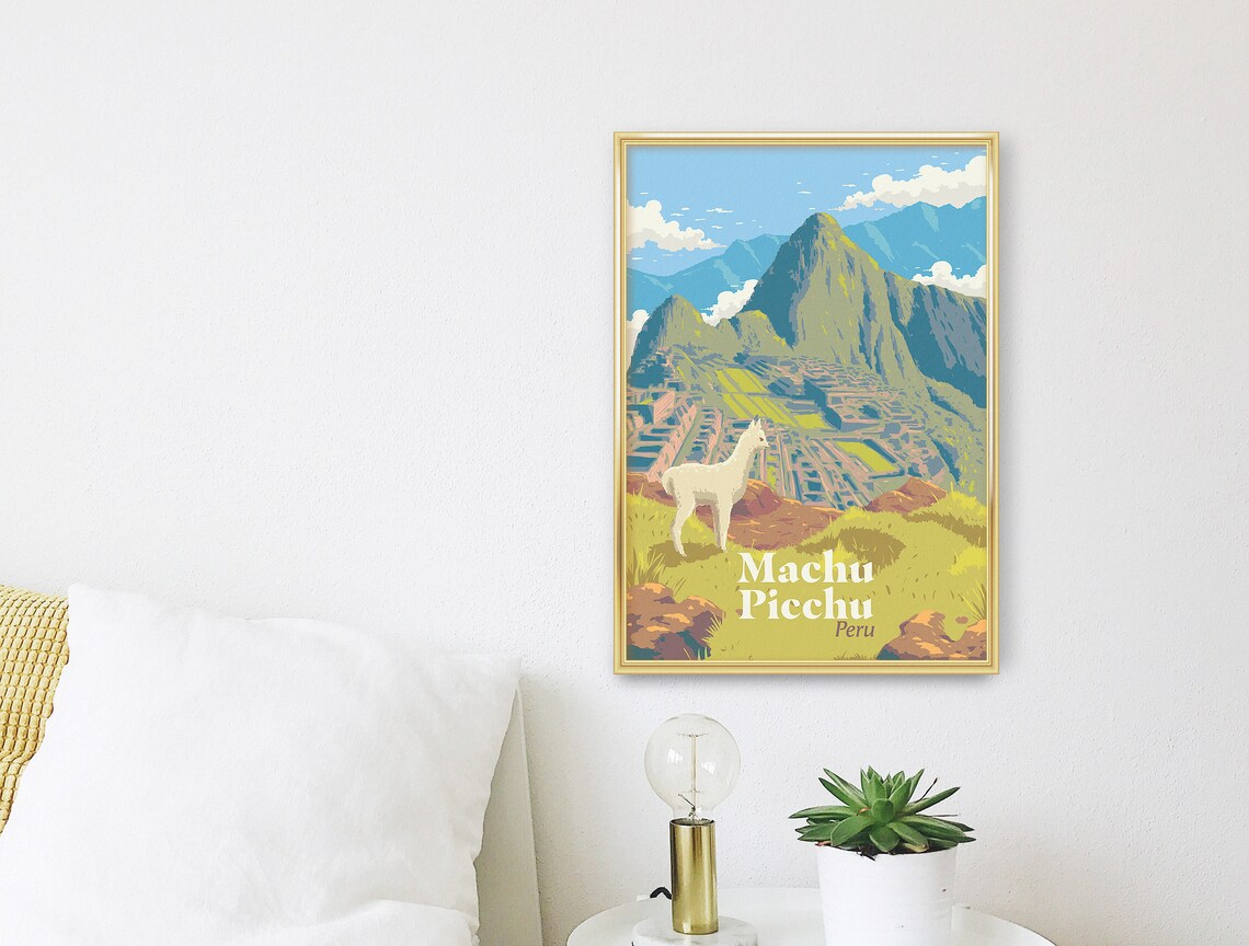 Machu Picchu Peru National Park Travel Poster - Image 3