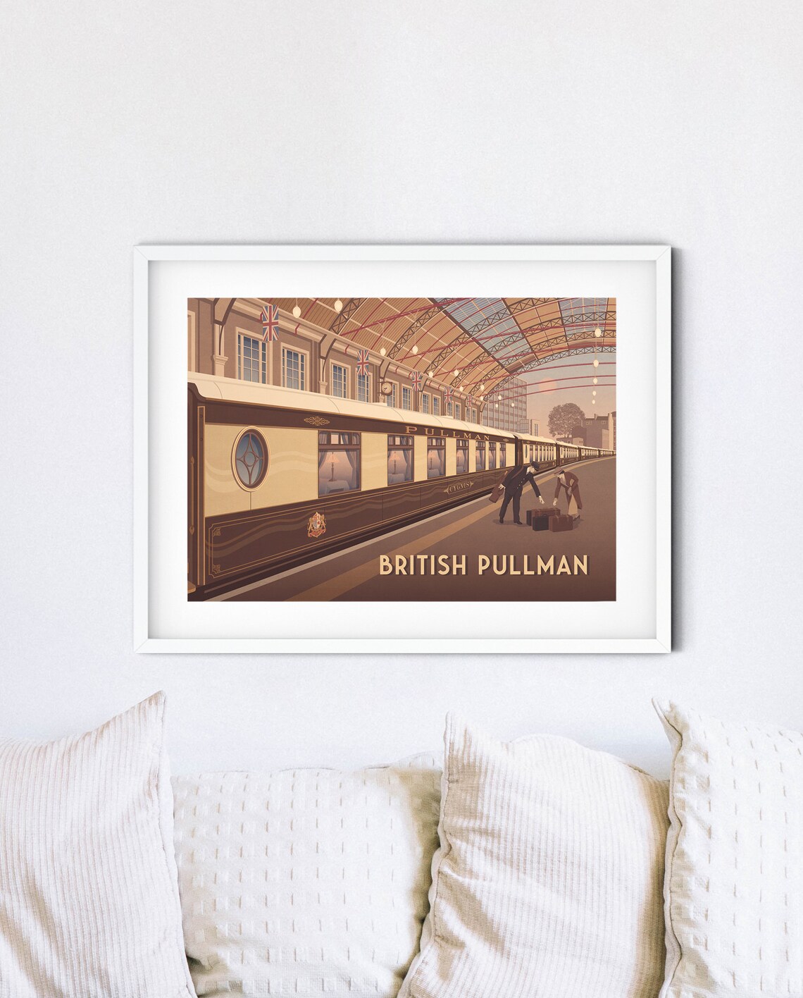 British Pullman Vintage Travel Poster, Art Deco - Image 4