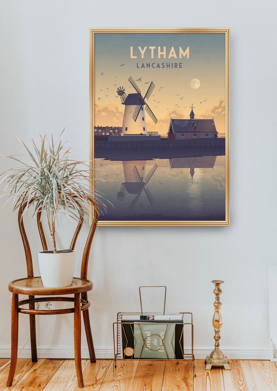 Lytham Vintage Travel Poster, Lancashire Seaside - Image 2