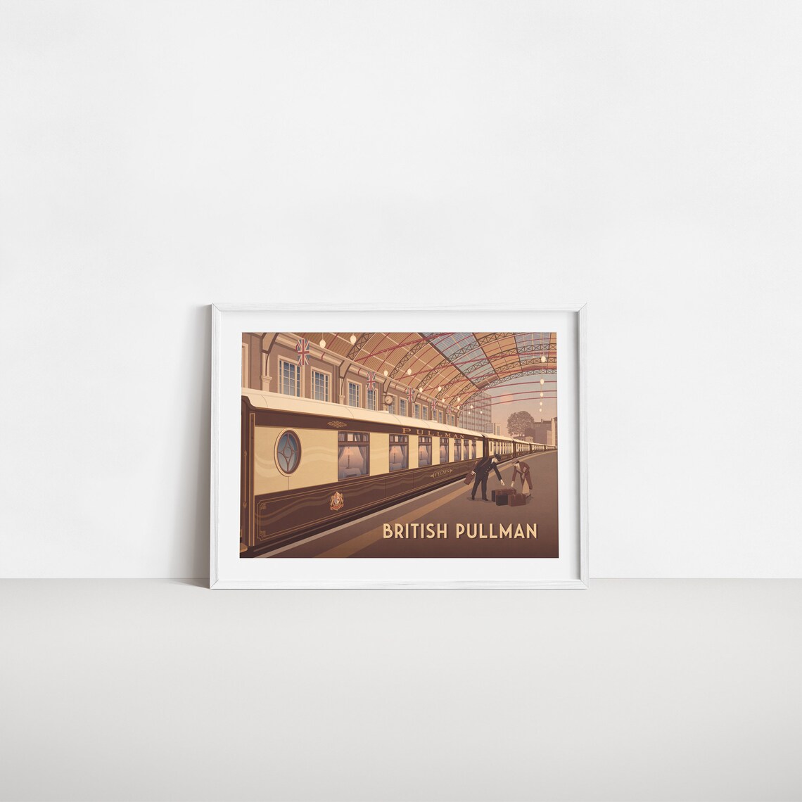 British Pullman Vintage Travel Poster, Art Deco - Image 3