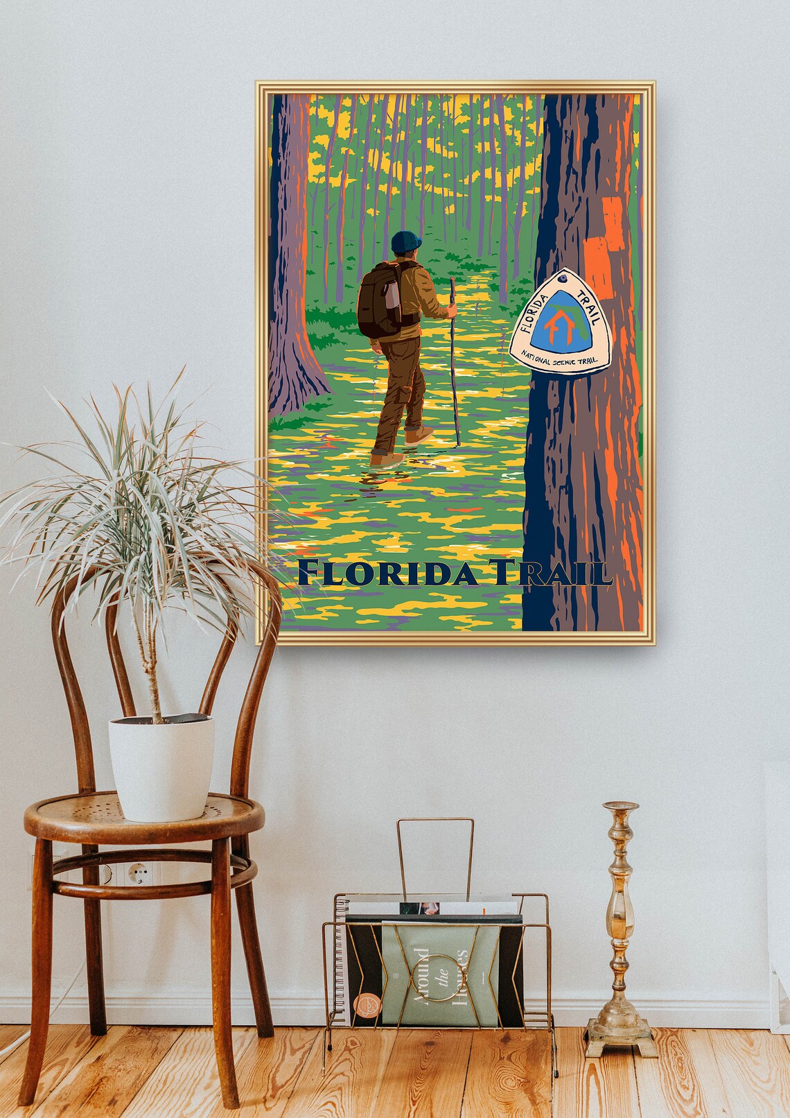Florida Trail Travel Poster, National Scenic Trail - Image 2