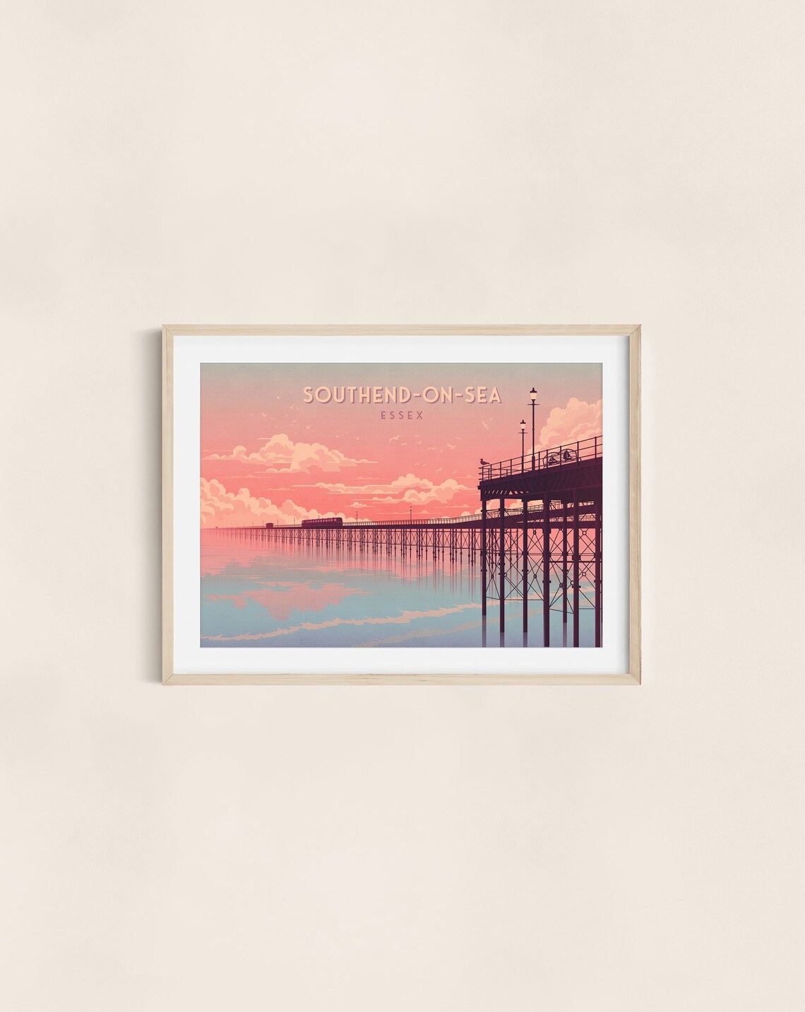 Southend-On-Sea Essex Seaside Travel Poster - Image 3