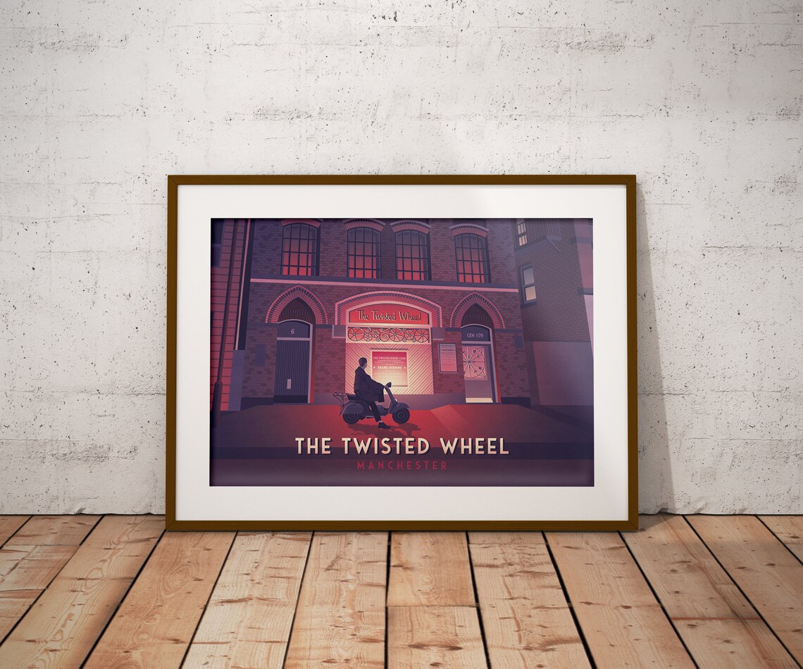 The Twisted Wheel Northern Soul Vintage Travel Poster - Image 4