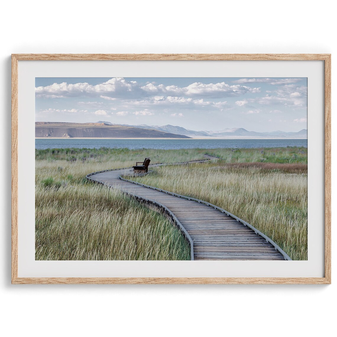 Mono Lake Nature Photography Art Print, PNW Landscape