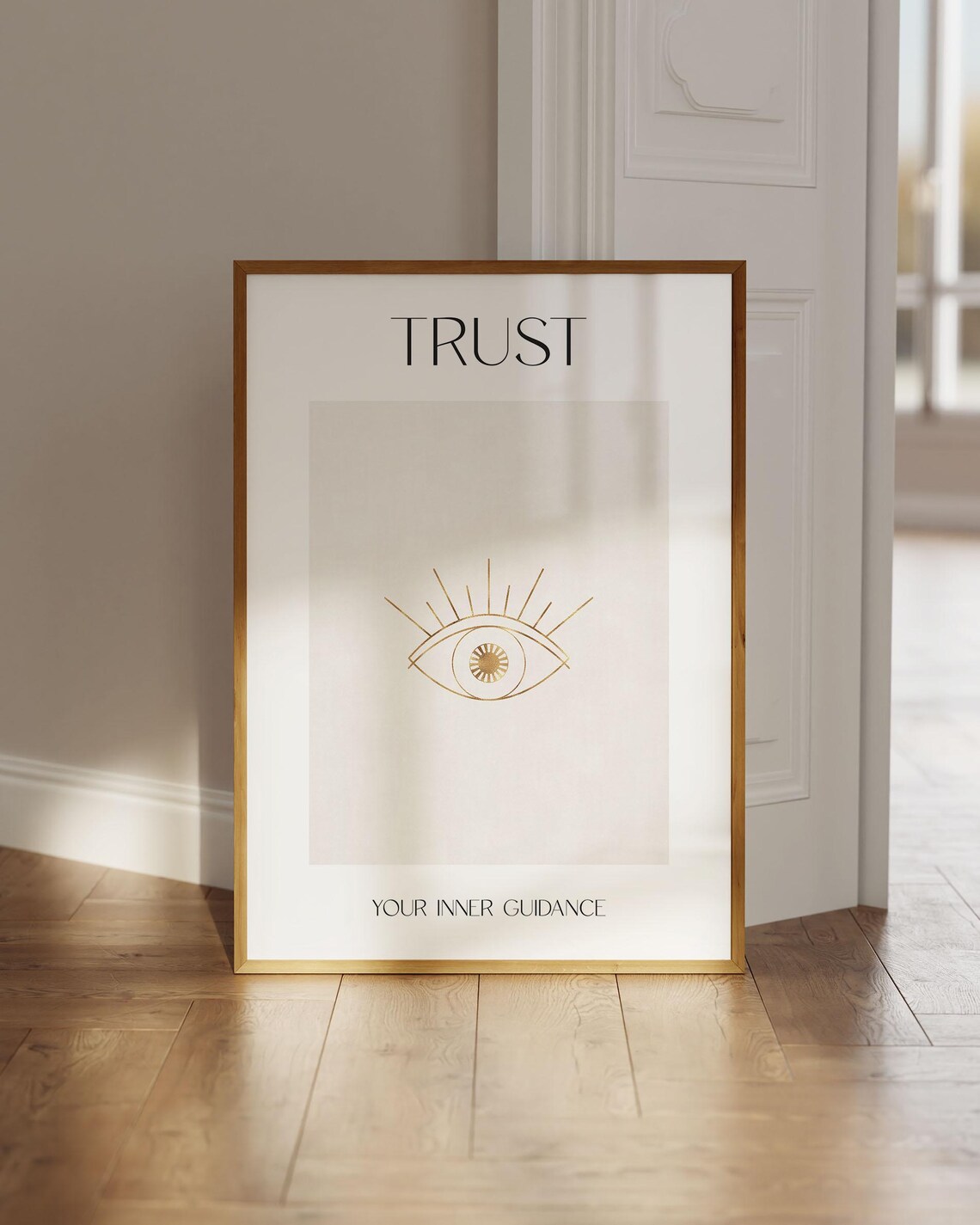 Trust Your Inner Guidance Spiritual Quote Art Print