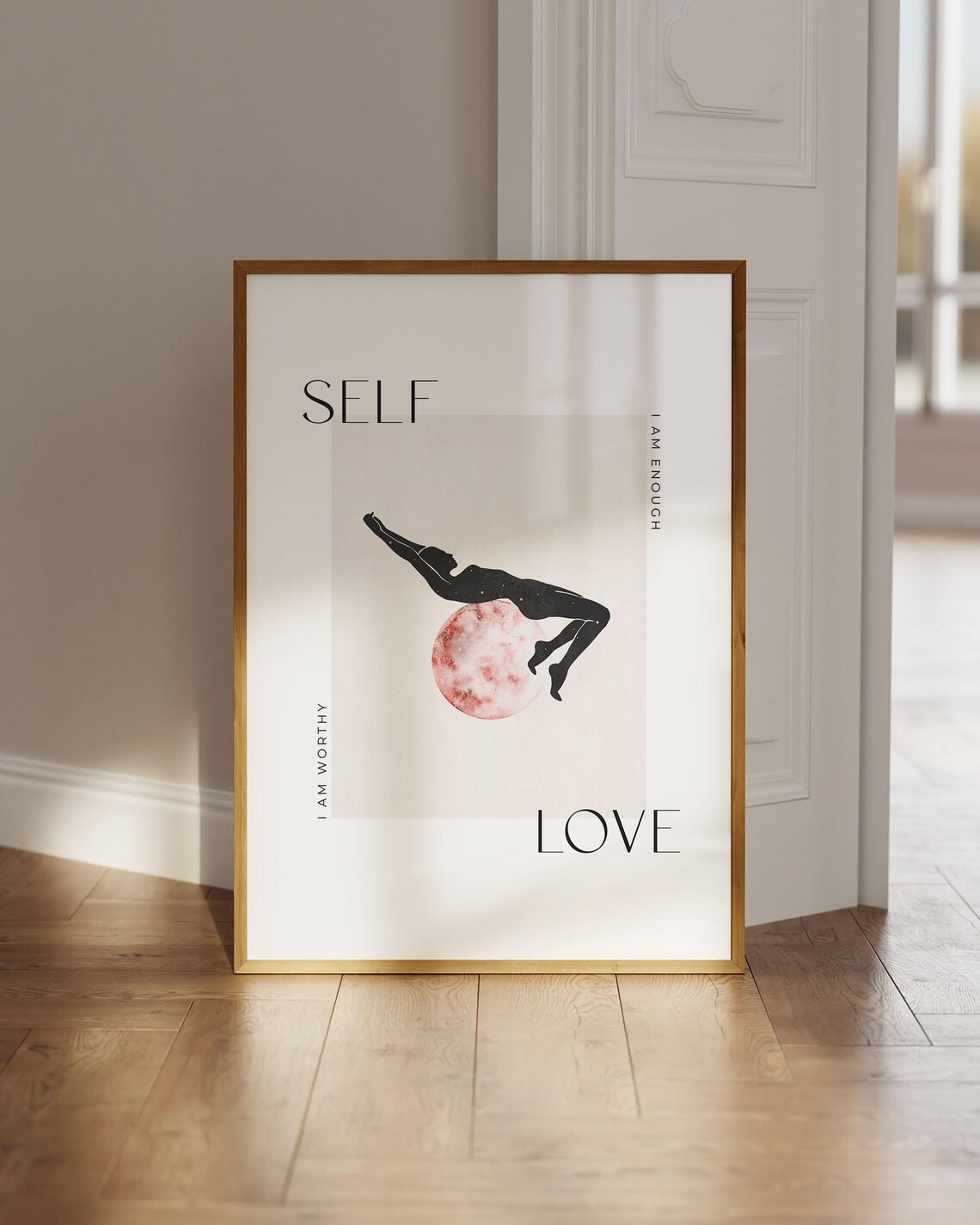 Selflove Spiritual Mindfulness Art Print, Affirmation