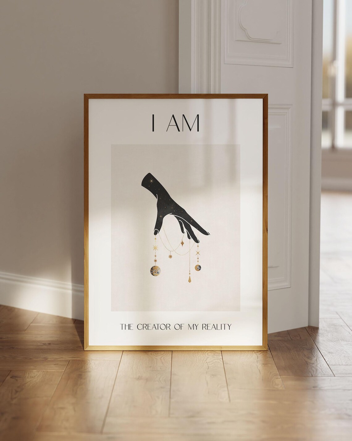 Positive Affirmation Poster, Creator Of My Reality